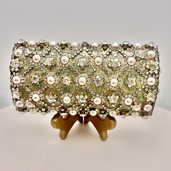 Gucci Handbags - Circa 1960-69 Gucci Miniaudiere Jewel Bag